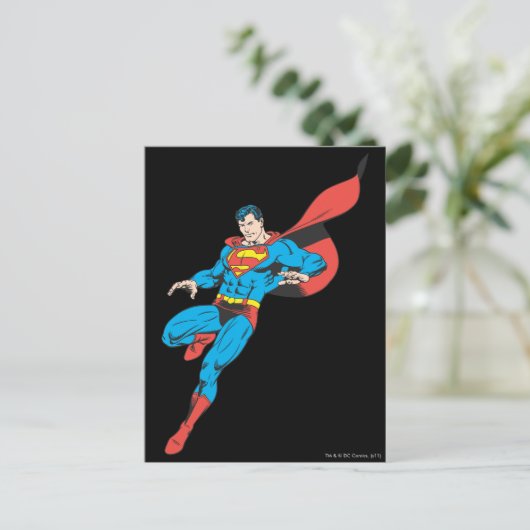 Superman Lands Lightly 2 Postkarte (Stehend Vorderseite)