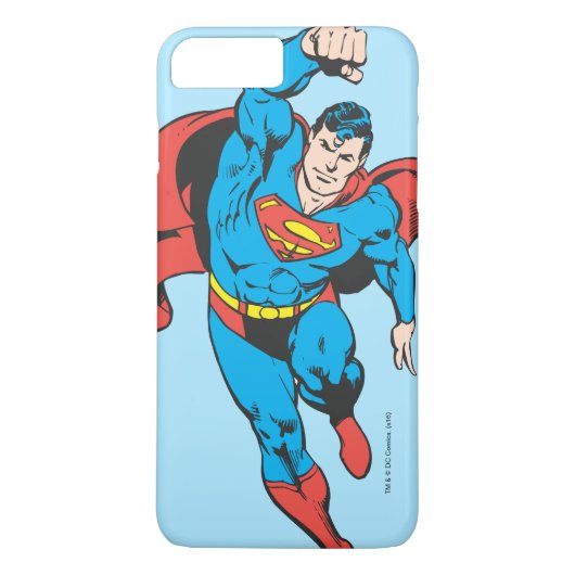 Superman Left Fist Raised Case-Mate iPhone Hülle (Rückseite)