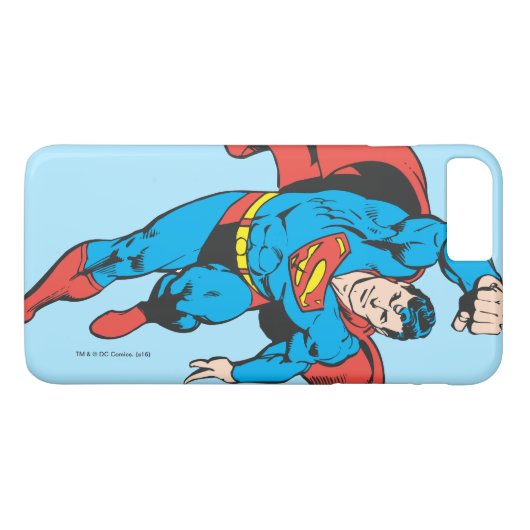 Superman Left Fist Raised Case-Mate iPhone Hülle (Rückseite (Horizontal))