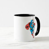 Superman Left Fist Raised Tasse (VorderseiteRechts)