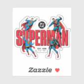 Superman Legenden Forever Grafik Aufkleber (Blatt)