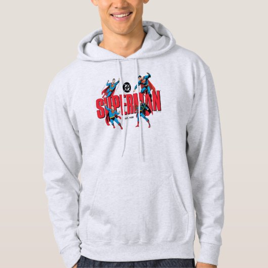 Superman Legenden Forever Grafik Hoodie (Vorderseite)