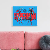 Superman Legenden Forever Grafik Leinwanddruck (Insitu (Wohnzimmer))
