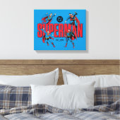 Superman Legenden Forever Grafik Leinwanddruck (Insitu (Schlafzimmer))