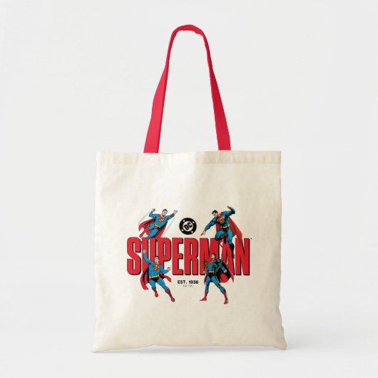 Superman Legenden Forever Grafik Tragetasche (Vorne)