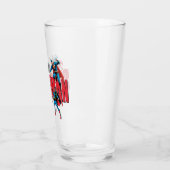 Superman-Legenden für immer Grafik Glas (Links)