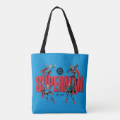 Superman-Legenden für immer Grafik Tasche (Rückseite)