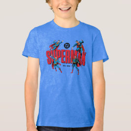 Superman Legenden für immer Grafik Tri-Blend Shirt