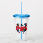 Superman Legends Forever Graphic Acryltrinkbecher (Vorderseite)