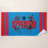 Superman Legends Forever Graphic Strandtuch (Vorderseite)