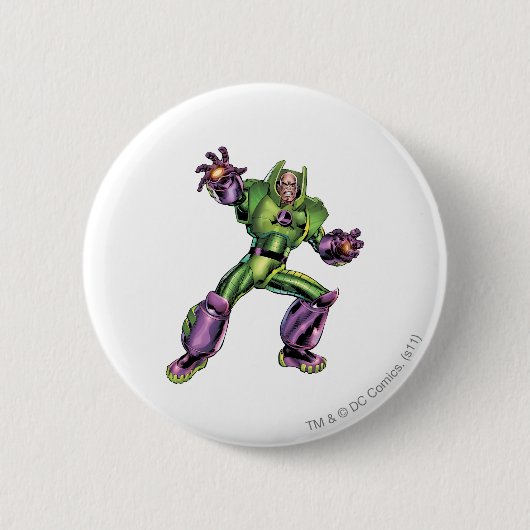 Superman Lex Luthor Button (Vorderseite)