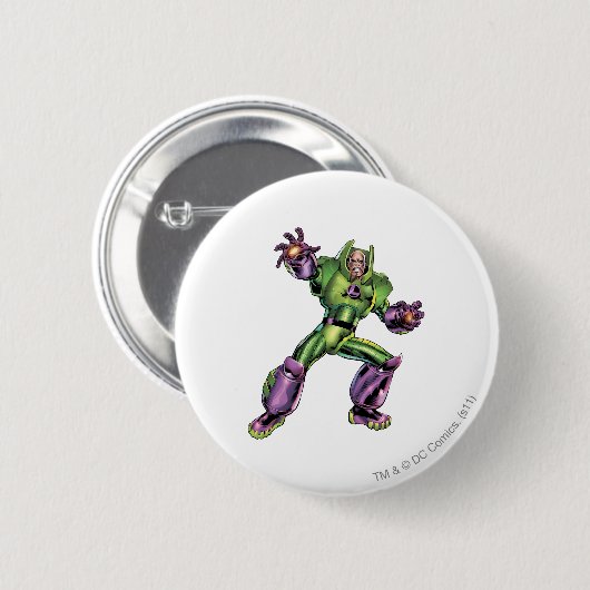 Superman Lex Luthor Button (Vorne & Hinten)