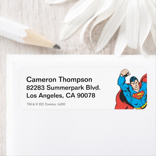 Superman Links Faust erhöht (Insitu)