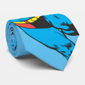 Superman Links Faust erhöht Krawatte (Gerollt)