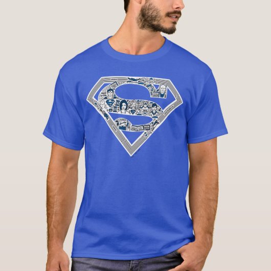 Superman Logo Doodle Art T-Shirt (Vorderseite)