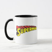 Superman | Logo "Gelbe rote Buchstaben" Tasse (Links)