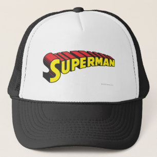 Superman   Logo "Gelbe rote Buchstaben" Truckerkappe