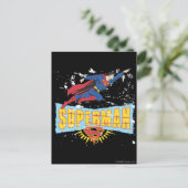Superman-Logo und Flug Postkarte (Stehend Vorderseite)