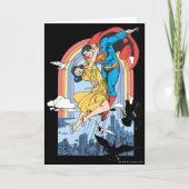 Superman & Lois in Gelb Karte (Vorderseite)