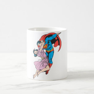 Superman & Lois in Rosa Kaffeetasse