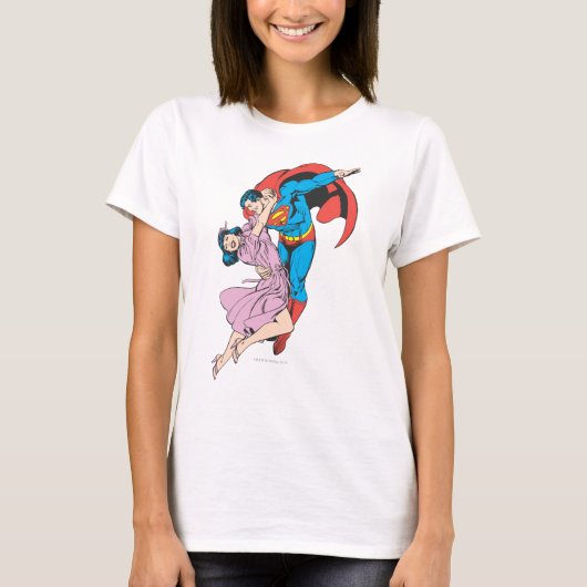 Superman & Lois in Rosa T-Shirt (Vorderseite)
