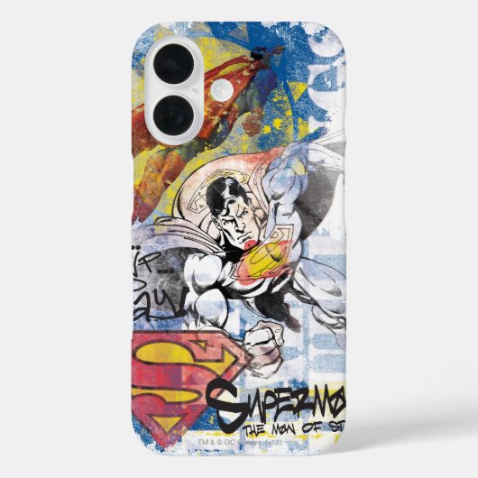 Superman Man of Steel Case-Mate iPhone Hülle (Rückseite)