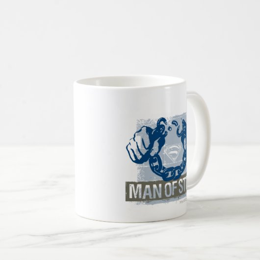 Superman Man of Steel Kaffeetasse (VorderseiteRechts)