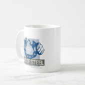 Superman Man of Steel Kaffeetasse (Vorderseite Links)