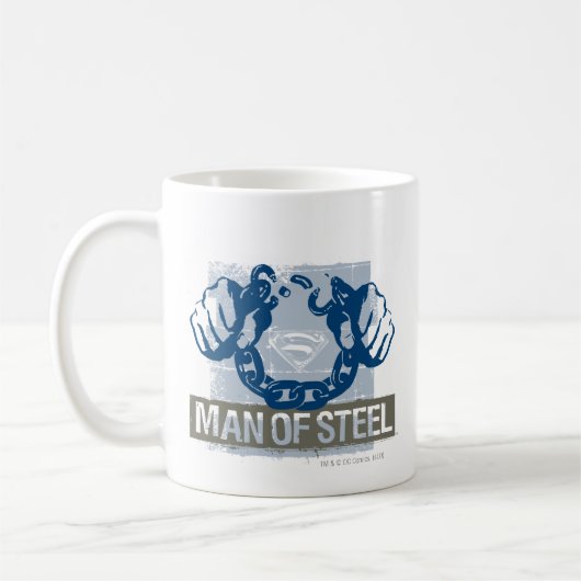 Superman Man of Steel Kaffeetasse (Links)