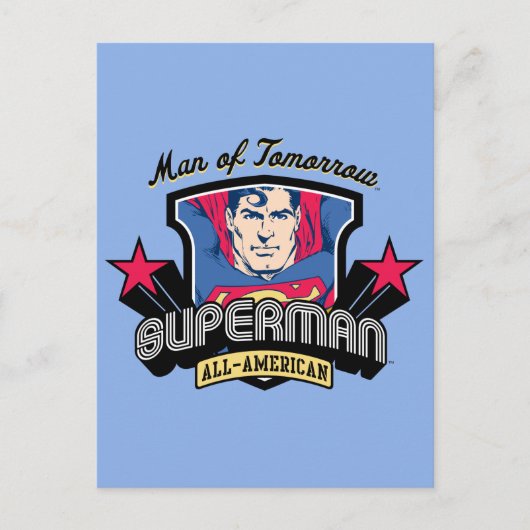 Superman - Man of Tomorrow Postkarte (Vorderseite)