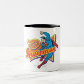 Superman - Mann aus Stahl Zweifarbige Tasse (Mittel)