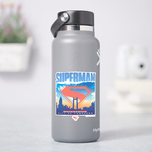 Superman Metropolis Skyline Aufkleber