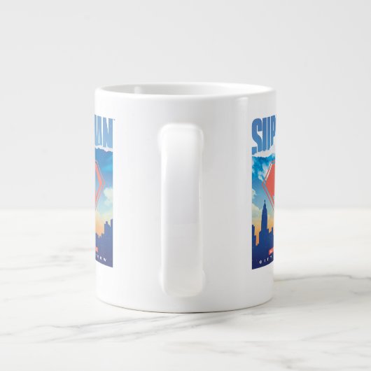 Superman Metropolis Skyline Jumbo-Tasse (Rückseite)