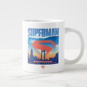 Superman Metropolis Skyline Jumbo-Tasse (Rechts)