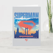 Superman Metropolis Skyline Karte (Vorderseite)