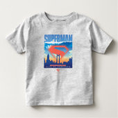 Superman Metropolis Skyline Kleinkind T-shirt (Vorderseite)