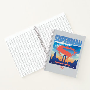 Superman Metropolis Skyline Notizblock