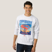 Superman Metropolis Skyline Sweatshirt (Vorne ganz)