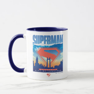 Superman Metropolis Skyline Tasse