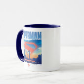 Superman Metropolis Skyline Tasse (Vorderseite Links)