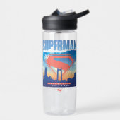 Superman Metropolis Skyline Trinkflasche (Links)