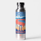 Superman Metropolis Skyline Trinkflasche (Links)