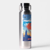 Superman Metropolis Skyline Trinkflasche (Vorne)