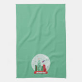 Superman Metropolis Snow Globe Grafik Geschirrtuch (Vertikal)