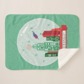 Superman Metropolis Snow Globe Grafik Sherpadecke (Vorderseite (Horizontal))