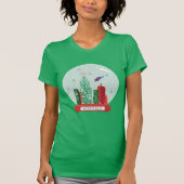 Superman Metropolis Snow Globe Grafik T-Shirt (Vorderseite)