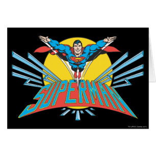 Superman mit Buchstaben