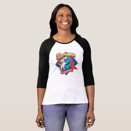 Superman mit Krypto T-Shirt (Vorne ganz)