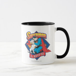 Superman mit Krypto Tasse