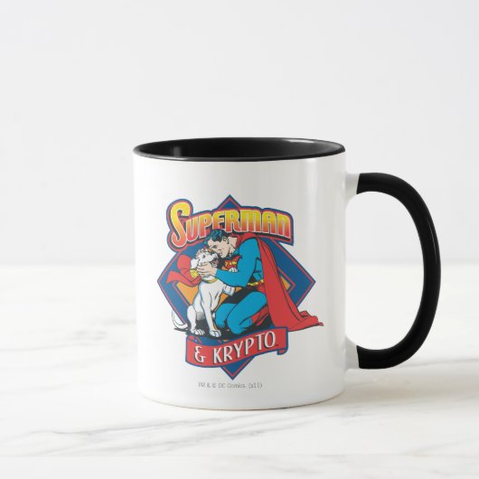 Superman mit Krypto Tasse (Rechts)